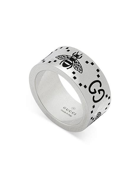 gucci ring bloomingdales|Gucci Sterling Silver Signature Ring .